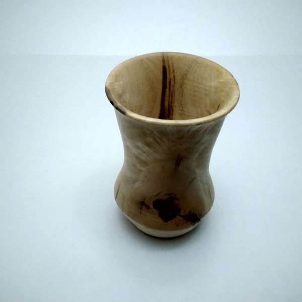 Ξύλινο βάζο από ελληνική καρυδιά - διακοσμητικό, βάζα & μπολ, ξύλινο - 3