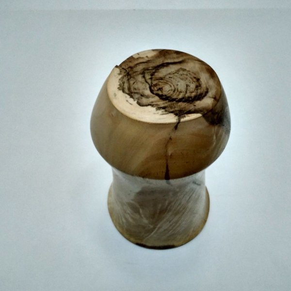 Ξύλινο βάζο από ελληνική καρυδιά - διακοσμητικό, βάζα & μπολ, ξύλινο - 4