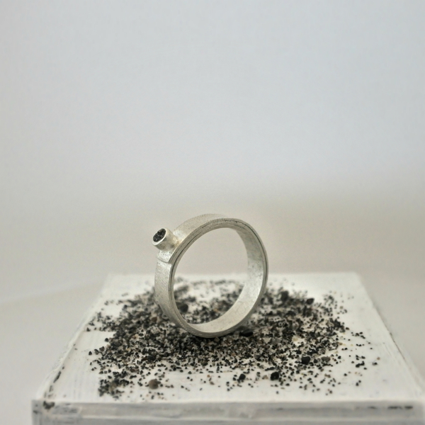 ○ Ithaki |δαχτυλίδι από ασήμι 925 και άμμο | ελληνικά νησιά - ασήμι, μοναδικό, καλοκαίρι, ασήμι 925, ασήμι 925, δαχτυλίδι