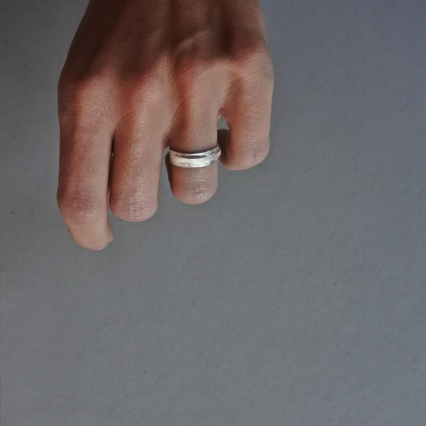 ○ horizon | δαχτυλίδι ορίζοντας| ασήμι 925 - ασήμι, ασήμι 925 - 2
