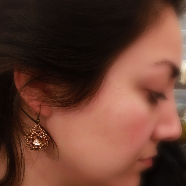 Λαμπερά σκουλαρίκια σε υπέροχες αποχρώσεις !! - μοντέρνο, κρύσταλλα, χάντρες - 4