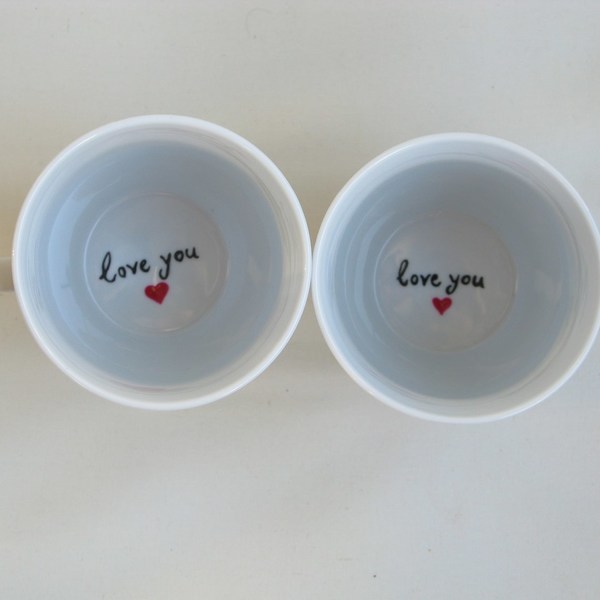 Κούπες-mugs - ζωγραφισμένα στο χέρι, δώρο, αγάπη, χειροποίητα, πορσελάνη, πορσελάνη, κούπες & φλυτζάνια - 3