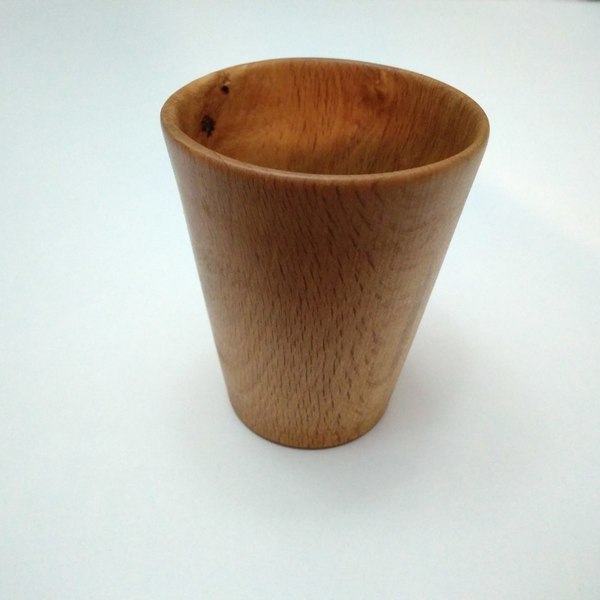 Ξύλινο ποτήρι απο ξύλο οξιά - ξύλο, ξύλινο, διακοσμητικά, γενική χρήση - 2