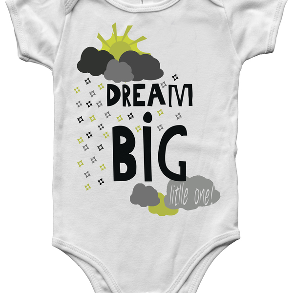 ❥Dream BIG!!!| ❥Φορμάκι μωρού/ παιδικό μπλουζάκι - μαμά, minimal, βρεφικά, βρεφικά φορμάκια, δώρο για νεογέννητο, δώρα για μωρά, βρεφικά ρούχα