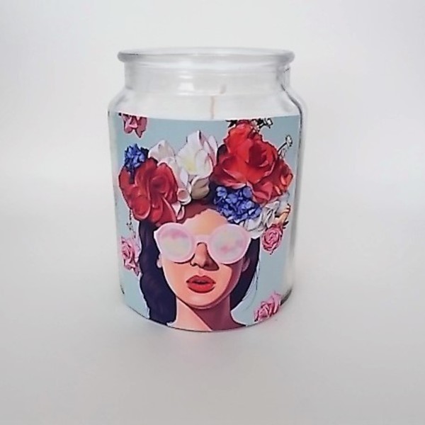 Hipster Beauty Candle Decor - γυαλί, δώρα για γυναίκες