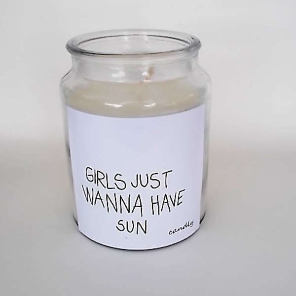 Girls In The Sun Candle Decor - γυαλί, summer, gift idea, δώρα για γυναίκες - 2