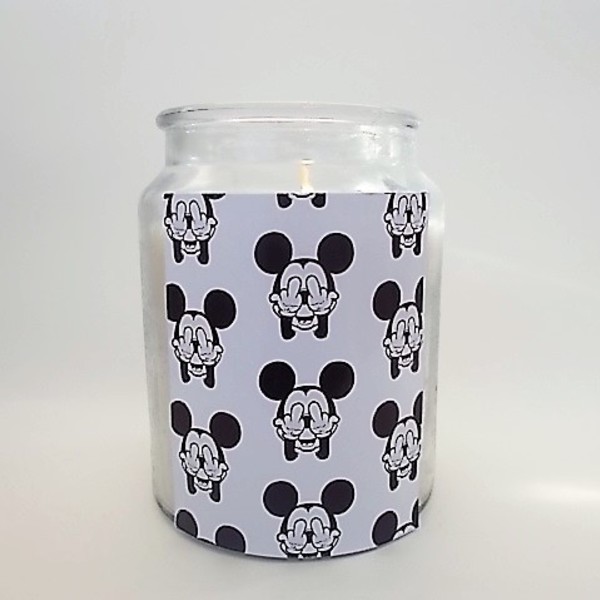 Naughty Mickey Candle Decor - γυαλί, gift idea, δώρα για άντρες, δώρα για γυναίκες