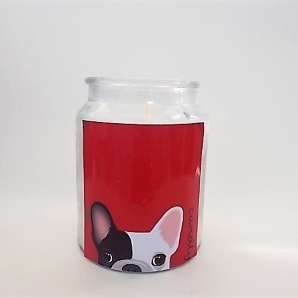 French Bulldog Candle Decor - γυαλί, gift idea, δώρα για άντρες, δώρα για γυναίκες