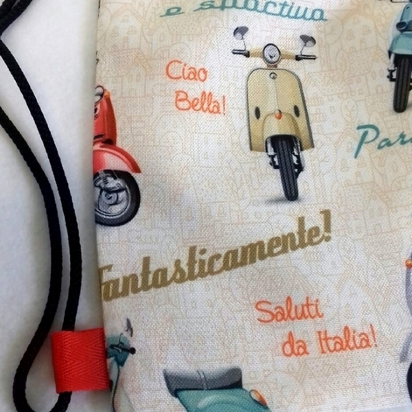 " Ciao bella !" σακίδιο - vintage, πλάτης, σακίδια πλάτης, τσάντα, Black Friday - 3