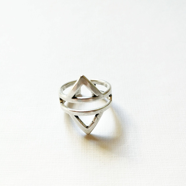 Δαχτυλίδι boho - ορείχαλκος, επάργυρα, δαχτυλίδι, γεωμετρικά σχέδια, βεράκια, boho, αυξομειούμενα - 2