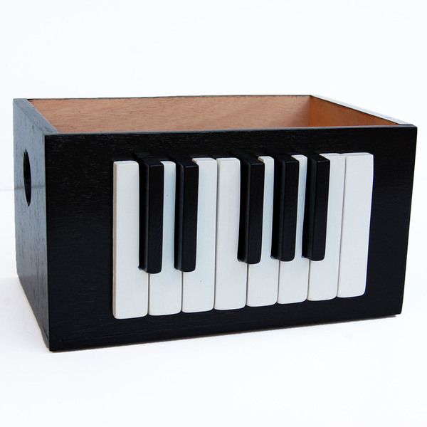 Piano__μοναδική χειροποίητη, ζωγραφισμένη στο χέρι θήκη CD - ξύλο, ζωγραφισμένα στο χέρι, μοναδικό, κουτί, χειροποίητα, θήκες, unique - 2