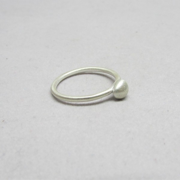 Καθημερινό Δαχτυλίδι, Ασημένιο - ασήμι 925, δαχτυλίδι, γεωμετρικά σχέδια, minimal, βεράκια, μικρά, φθηνά - 3