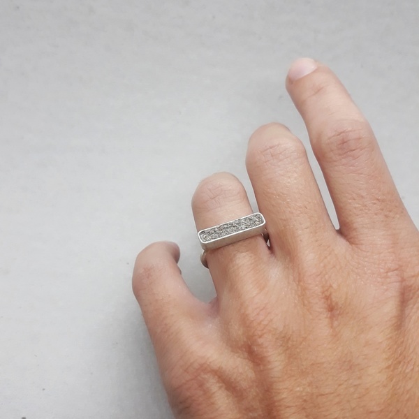 ○ Astypalaia | δαχτυλίδι από ασήμι 925 και άμμο | ελληνικά νησιά - ασήμι, μοναδικό, μοντέρνο, καλοκαίρι, ασήμι 925, ασήμι 925, δαχτυλίδι, χειροποίητα, βεράκια, rock - 2
