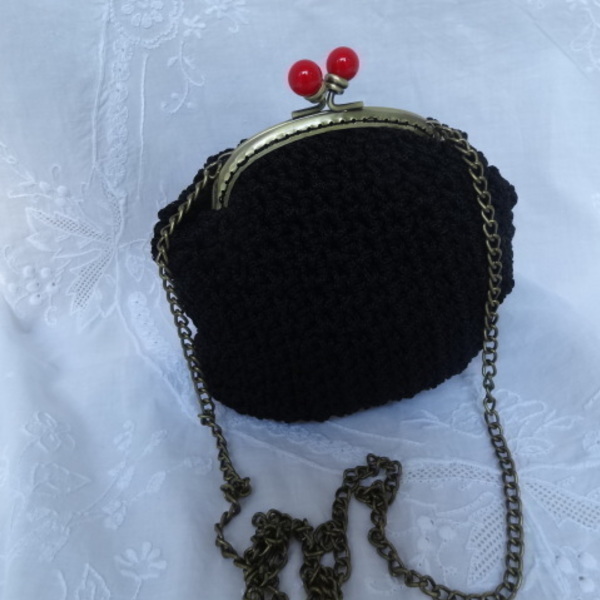 Πλεκτή χειροποίητη τσάντα113 - crochet, πλεκτές τσάντες