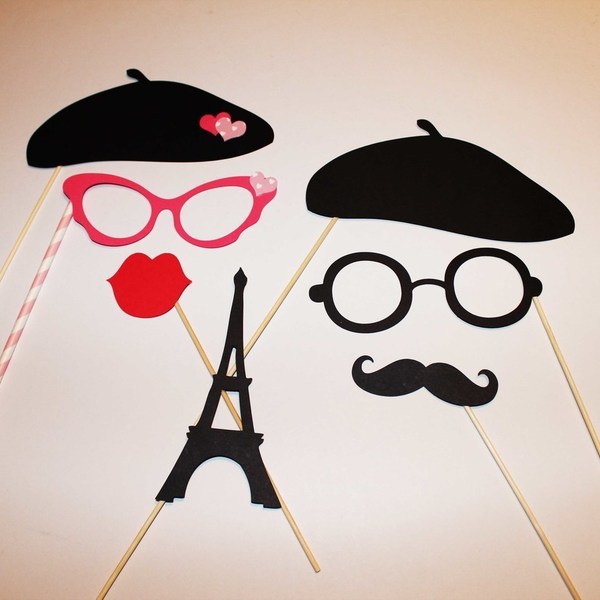 Madame&Monsieur Party Photo Props - party