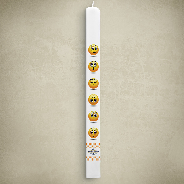 Emoji λαμπάδα για ενήλικες - λαμπάδες, κερί, για ενήλικες