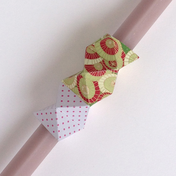 Λαμπάδα origami ομπρέλες - κορίτσι, λαμπάδες, minimal, για ενήλικες, για εφήβους