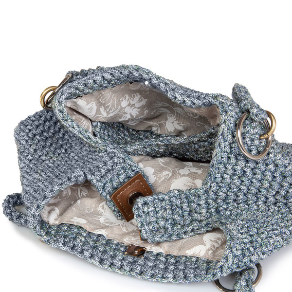 Τσάντα ώμου - fashion, ώμου, crochet, χειροποίητα, must, unique, πλεκτές τσάντες - 4