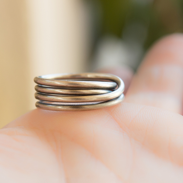 Ασημένιο wrap around δαχτυλίδι - statement, ασήμι, μοντέρνο, ασήμι 925, σύρμα, χειροποίητα, minimal, μικρά, σταθερά, δώρα για γυναίκες - 5