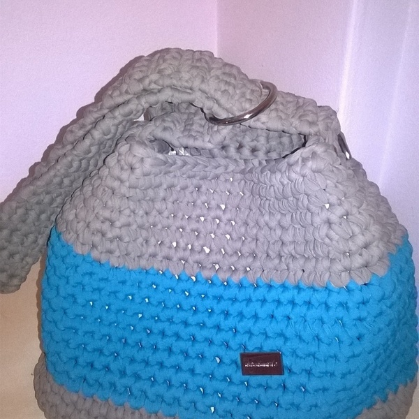 Τσάντα πουγκί - fashion, ώμου, πουγκί, crochet, χειροποίητα, minimal, boho, πλεκτές τσάντες - 5