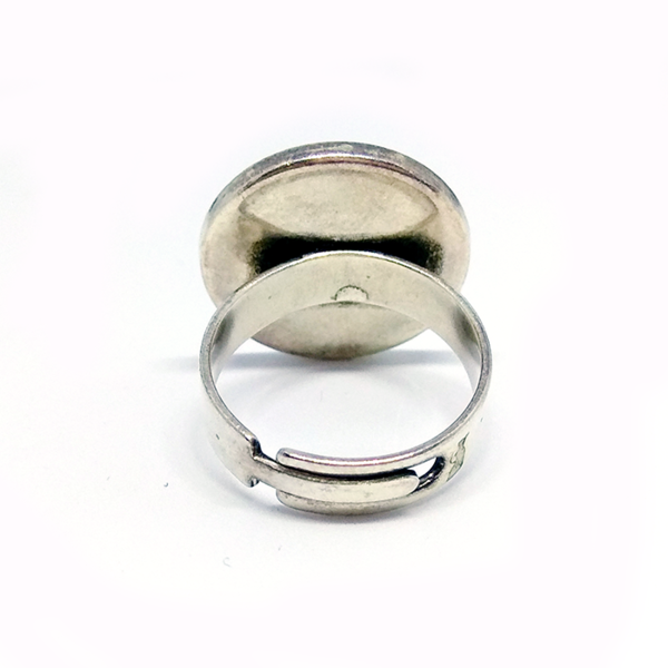 Στρογγυλό δαχτυλίδι με μήνυμα - chevalier, καλοκαίρι, στρογγυλό, κύκλος, γεωμετρικά σχέδια, καθημερινό, all day, minimal, απαραίτητα καλοκαιρινά αξεσουάρ, must αξεσουάρ, μεγάλα, αυξομειούμενα, φθηνά - 2