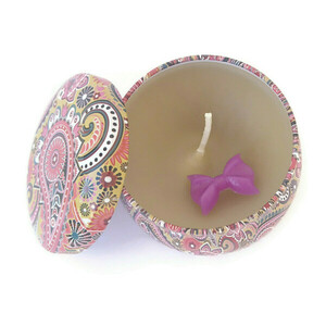 Αρωματικό Διακοσμητικό Κερί Cute ♥ Candle 3 Μεταλλικό Κουτί 7,5εκ και 5,4εκΥ Βανίλια - διακοσμητικό, διακόσμηση, decor, κουτί, πρωτότυπο, δωράκι, κερί, αρωματικά κεριά, gift, πρωτότυπα δώρα, μινιατούρες φιγούρες