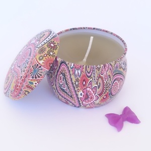 Αρωματικό Διακοσμητικό Κερί Cute ♥ Candle 3 Μεταλλικό Κουτί 7,5εκ και 5,4εκΥ Βανίλια - διακοσμητικό, διακόσμηση, decor, κουτί, πρωτότυπο, δωράκι, κερί, αρωματικά κεριά, gift, πρωτότυπα δώρα, μινιατούρες φιγούρες - 3