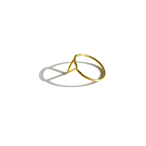 Δαχτυλίδι μίνιμαλ "triangle ring" - επιχρυσωμένα, δώρο, γεωμετρικά σχέδια, χειροποίητα, minimal, μικρά, gift, σταθερά, Black Friday, δώρα για γυναίκες - 3