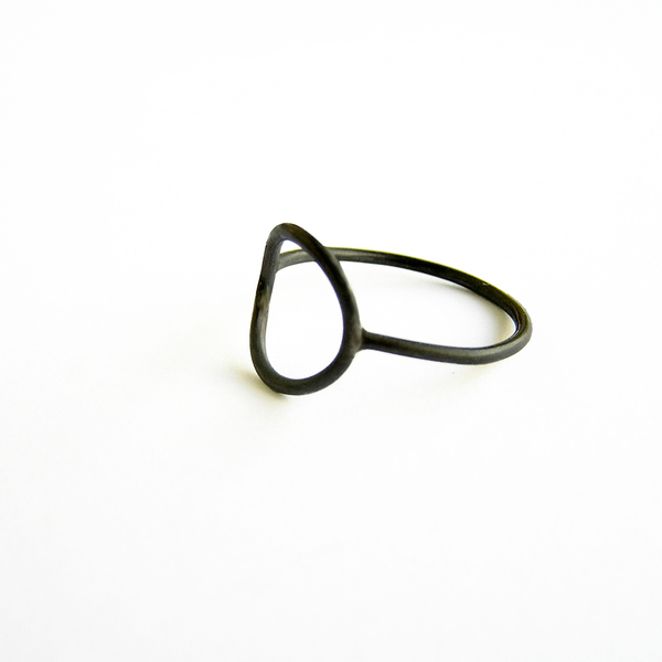 Δαχτυλίδι μίνιμαλ "circle ring" - ασήμι, μοντέρνο, επιχρυσωμένα, ασήμι 925, κύκλος, δώρο, δαχτυλίδι, γεωμετρικά σχέδια, χειροποίητα, minimal, μικρά, gift, σταθερά, σταθερά, δώρα για γυναίκες - 2