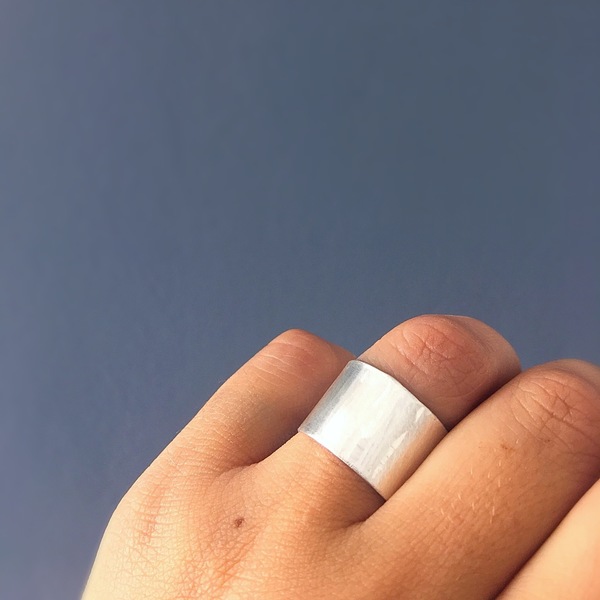 Simplicity Works | Χειροποίητο δαχτυλίδι, ασήμι 925, καθημερινό, απλό σχέδιο - statement, ασήμι, μοναδικό, ασήμι 925, χειροποίητα, καθημερινό, minimal, boho, αυξομειούμενα