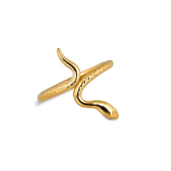 Snake ring - ορείχαλκος, minimal, boho, ethnic, αυξομειούμενα, φθηνά