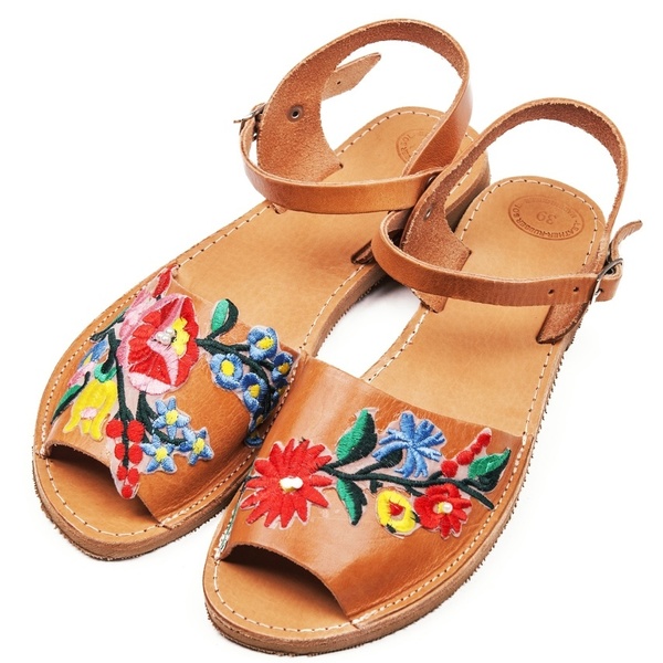 Andalusia sandals - δέρμα, all day, απαραίτητα καλοκαιρινά αξεσουάρ, boho, ethnic - 2