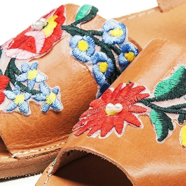 Andalusia sandals - δέρμα, all day, απαραίτητα καλοκαιρινά αξεσουάρ, boho, ethnic - 3
