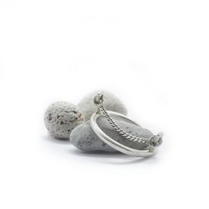 ○ the chain I | δαχτυλίδι με αλυσίδα - statement, ασήμι, ασήμι 925, μικρά, rock, σταθερά - 4