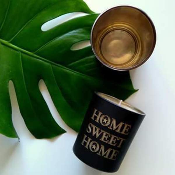Χειροποίητο αρωματικό κερί σόγιας "Home Sweet Home" - κερί, αρωματικά κεριά, σόγια, πρωτότυπα δώρα, φυτικό κερί, αρωματικό χώρου, κερί σόγιας - 2