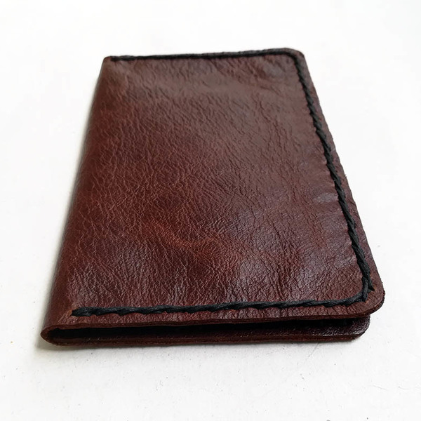 Δερμάτινο πορτοφόλι τσέπης - δέρμα