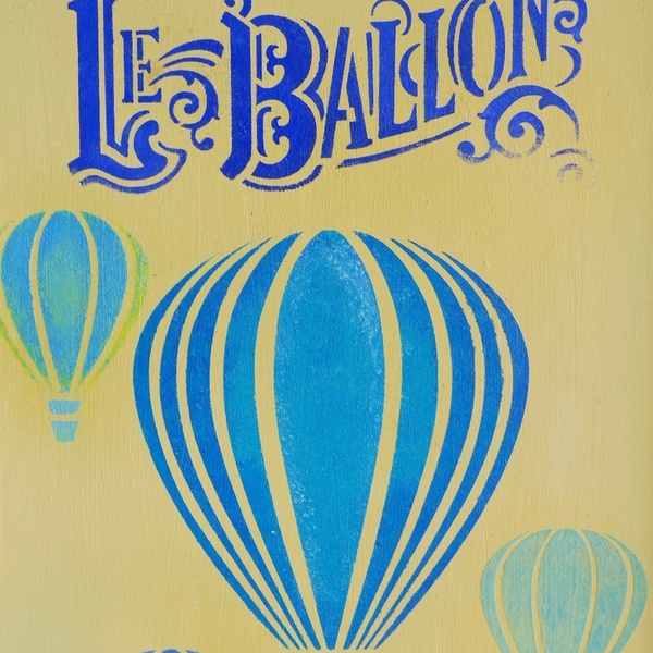Πίνακας 'Χαρούμενα αερόστατα!' - πίνακες & κάδρα, αγόρι, αερόστατο, χειροποίητα, παιδικό δωμάτιο, παιδική διακόσμηση, βρεφικά, δώρα για παιδιά, για παιδιά, παιδικά κάδρα - 2