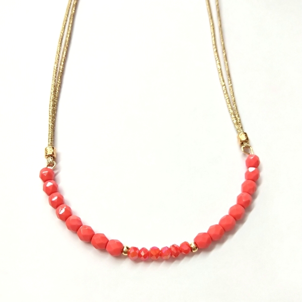 Half circle minimal necklace - βραδυνά, μοντέρνο, επιχρυσωμένα, χάντρες, κοντό, romantic, minimal, boho, Black Friday