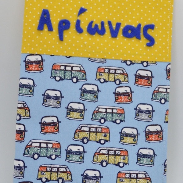 Θήκη βιβλιαρίου με λεωφορεία volkswagen, προστατευτικό κάλυμμα βιβλιαρίου - αγόρι, θήκες βιβλιαρίου, βρεφικά, για παιδιά