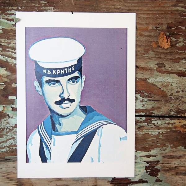 σετ κάρτ ποστάλ art print ναύτες - εκτύπωση, πίνακες & κάδρα, κάρτα ευχών, γενική χρήση - 3