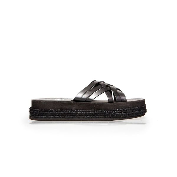 YVES black sandal - slides