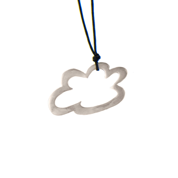 Κολιέ σύννεφο μικρό με αλυσίδα από ασήμι 925, σειρά "Look at the sky" - ασήμι, chic, charms, ασήμι 925, χειμωνιάτικο, mini, κολιέ, κοντό, romantic, minimal, κοντά, διακριτικό, casual, ευκολοφόρετο, all season, αυξομειούμενα - 4