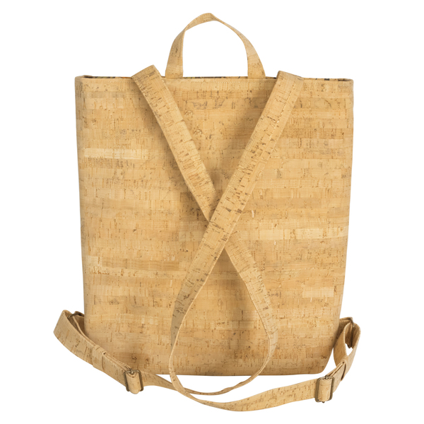 Τσάντα Πλάτης Φελλός "Paisley Backpack" - πλάτης, σακίδια πλάτης, μεγάλες, all day, boho, ethnic, φελλός, δώρα για γυναίκες - 3