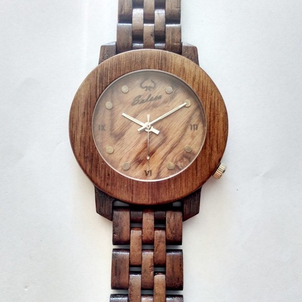 “Οres” – Carpo [Καρπώ] | Handmade wooden watch - handmade, ξύλο, μοναδικό, ρολόι, χειροποίητα, αξεσουάρ, unisex, unique, ξύλινα κοσμήματα - 2
