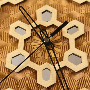 Ξύλινο ρολόι τοίχου - Laser Cut Labyrinth - ξύλο, μοναδικό, ρολόι, δώρο, διακόσμηση, τοίχου, πρωτότυπο, δώρα γάμου, πρωτότυπα δώρα, ξύλινα διακοσμητικά, ρολόγια - 2