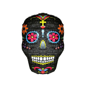 Χειροποίητη Πινιάτα Halloween Νεκροκεφαλή Mexicana - παιχνίδι, αγόρι, δώρο, πάρτυ, halloween, πινιάτες, παιδικό πάρτυ, έκπληξη