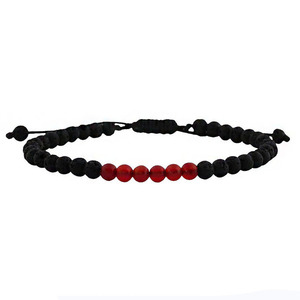 Ανδρικό βραχιόλι Lava karnelian - ημιπολύτιμες πέτρες, ανδρικά, δώρο, βραχιόλια, bracelet, δώρα για άντρες