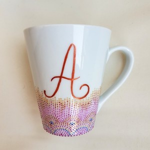 Κούπα-mug - ζωγραφισμένα στο χέρι, μοναδικό, δώρο, χειροποίητα, πορσελάνη, μονογράμματα, κούπες & φλυτζάνια, δώρα για γυναίκες, κούπες με ονόματα