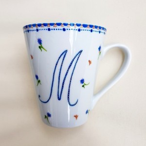 Κούπα/ mug - ζωγραφισμένα στο χέρι, πορσελάνη, μονογράμματα, κούπες & φλυτζάνια, δώρα για γυναίκες