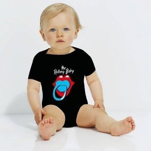 Παιδικό Κορμάκι - Rolling Stones Baby - κορίτσι, αγόρι, δώρο, δώρα για βάπτιση, βρεφικά φορμάκια, 0-3 μηνών, 6-9 μηνών, βρεφικά ρούχα - 3